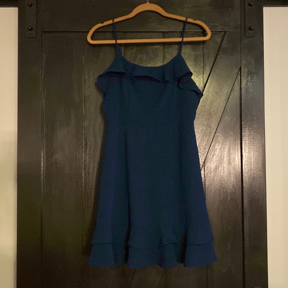 Simple blue dress